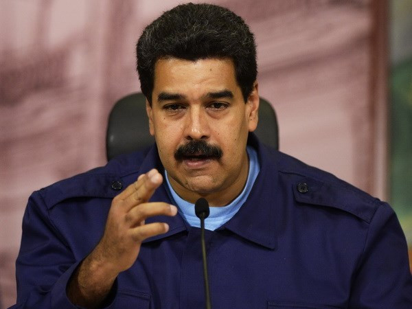 Tổng thống Venezuela Nicolas Maduro. (Nguồn: AFP/TTXVN) Venezuela cam kết cung cấp dầu mỏ cho Palestine ảnh 1