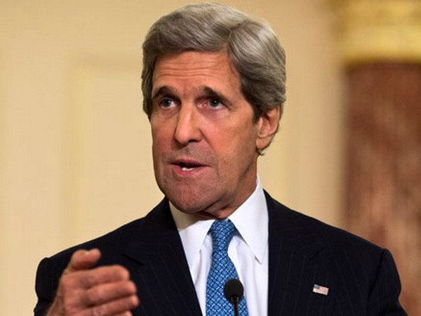 Ngoại trưởng Mỹ John Kerry. (Nguồn: AP) Mỹ lên án hành vi xâm phạm nhân quyền ở Crimea ảnh 1