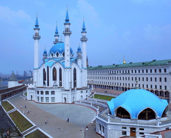 Kremli trắng - một nét đẹp lãng mạn của thành phố Kazan ảnh 1