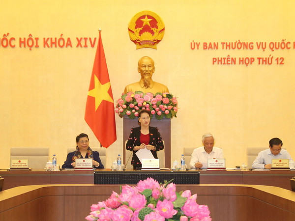 Khai mạc Phiên họp thứ 12 của Ủy ban Thường vụ Quốc hội khóa XIV ảnh 1