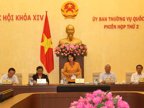 Bế mạc Phiên họp thứ hai của Ủy ban Thường vụ Quốc hội khóa XIV ảnh 1