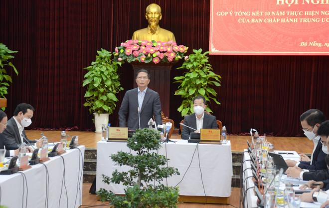 Trưởng ban Kinh tế TW Trần Tuấn Anh làm việc với Thành ủy Đà Nẵng ảnh 1