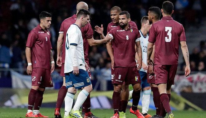 Venezuela đã khiến Messi và đồng đội nếm thất bại ở cuộc chạm trán gần đây. (Nguồn: Getty Images) Venezuela tự tin trước cuộc đối đầu với Argentina tại tứ kết ảnh 1