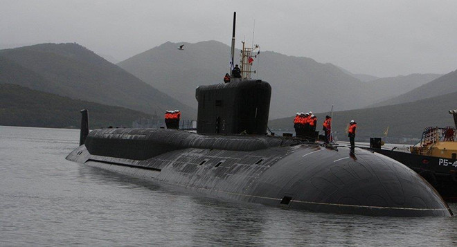 Tàu ngầm hạt nhân lớn nhất tham gia tập trận cùng Hạm đội phương Bắc ảnh 1