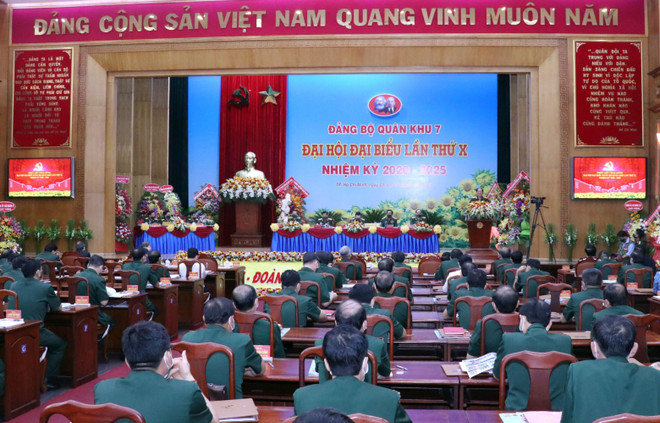Khai mạc Đại hội đại biểu Đảng bộ Quân khu 7 lần thứ X ảnh 2