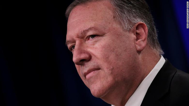 Ngoại trưởng Mỹ Mike Pompeo. (Nguồn: CNN) Ngoại trưởng Mỹ: Iran có thể che đậy sự thật về dịch COVID-19 ảnh 1