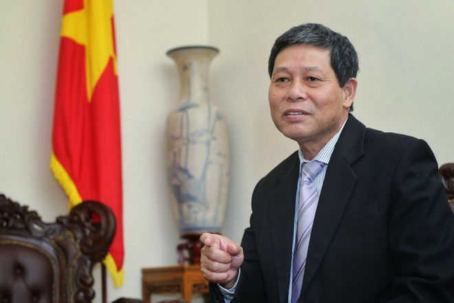 Đại sứ Việt Nam tại Malaysia Lê Quý Quỳnh trả lời phỏng vấn. (Ảnh: PV/Vietnam+) Bảo đảm quyền và lợi ích hợp pháp của lao động Việt Nam ở nước ngoài ảnh 2