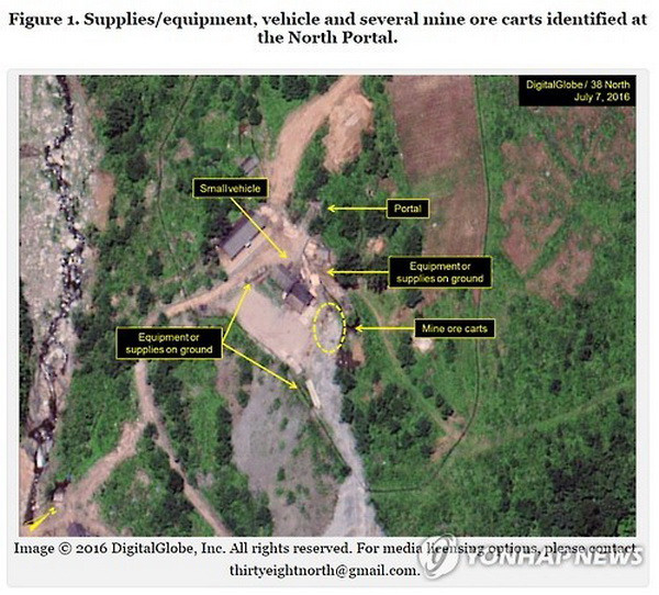 Triều Tiên tăng cường hoạt động tại khu thử hạt nhân Punggye-ri ảnh 1