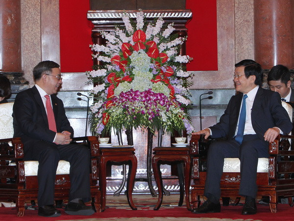 Chủ tịch nước tiếp Bí thư Tỉnh ủy Quảng Đông của Trung Quốc ảnh 1