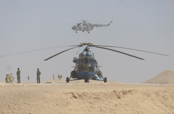 Lực lượng phản ứng nhanh của CSTO tập trận sát biên giới Afghanistan ảnh 7