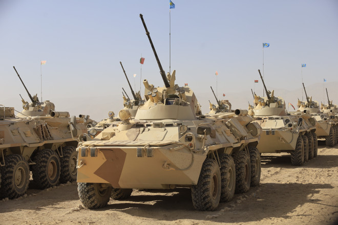 Lực lượng phản ứng nhanh của CSTO tập trận sát biên giới Afghanistan ảnh 5