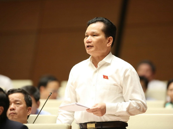 Đại biểu Quốc hội tỉnh Thanh Hóa Bùi Sỹ Lợi. (Ảnh: Phương Hoa/TTXVN) Đại biểu tin tưởng Thủ tướng sẽ làm hết trách nhiệm của mình ảnh 1