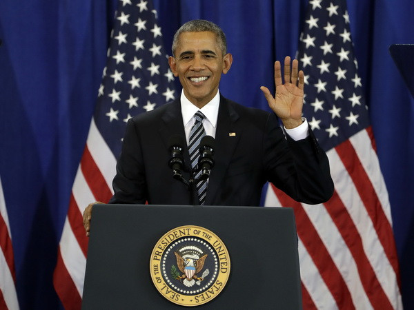 Tổng thống Mỹ Barack Obama. (Nguồn: AP/TTXVN) Tổng thống Barack Obama đề cao quan hệ đồng minh Mỹ-Nhật Bản ảnh 1