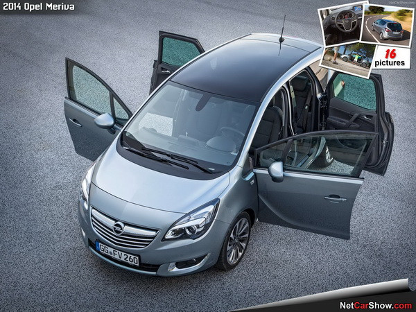 Mẫu Meriva cách tân của Opel. (Nguồn: netcarshow.com) Mẫu Opel Meriva có nhiều cải tiến ấn tượng, tinh tế ảnh 1