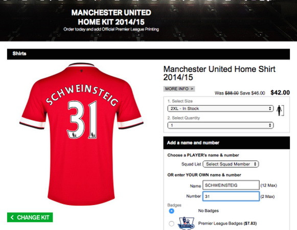 Tên của Bastian Schweinsteiger quá dài để in trên áo của M.U ảnh 2