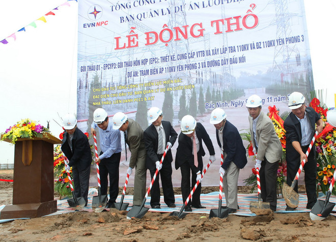 Khởi công công trình cấp điện cho tổ hợp Samsung Display ảnh 1