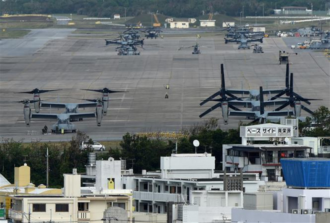 Nhật Bản xây đập ngăn nước mới, chuẩn bị di dời căn cứ Futenma ảnh 1