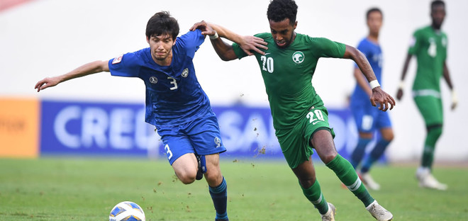 U23 Uzbekistan phải quyết đấu ở trận tranh hạng 3 để giành vé dự Olympic. (Nguồn: AFC) Hạ bệ Uzbekistan, Saudi Arabia thẳng tiến chung kết U23 châu Á ảnh 2