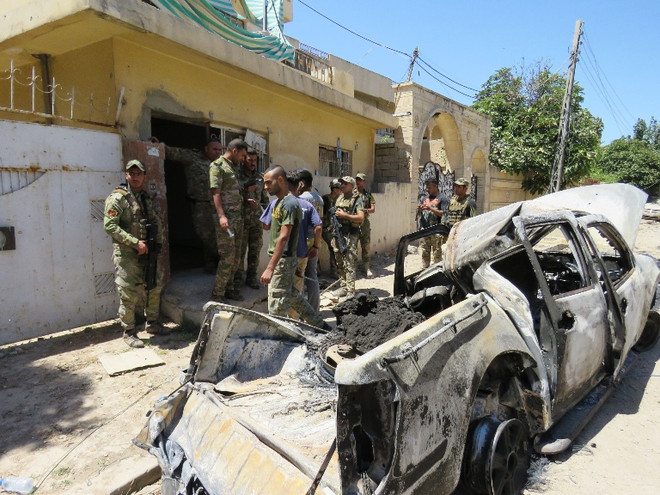 Lực lượng Iraq đánh bật IS khỏi các làng ở biên giới với Syria ảnh 1