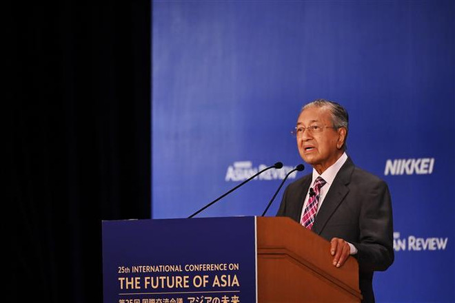 Thủ tướng Malaysia Mahathir Mohamad. (Ảnh: AFP/TTXVN) Thủ tướng Malaysia và Phu nhân thăm Việt Nam từ ngày 26-28/8 ảnh 1