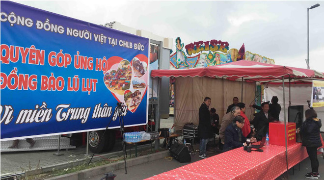 Người Việt tại Đức phát động kêu gọi quyên góp, ủng hộ miền Trung ảnh 2
