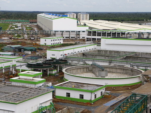 Kiểm tra việc chấp hành bảo vệ môi trường của nhà máy giấy Lee&Man ảnh 1