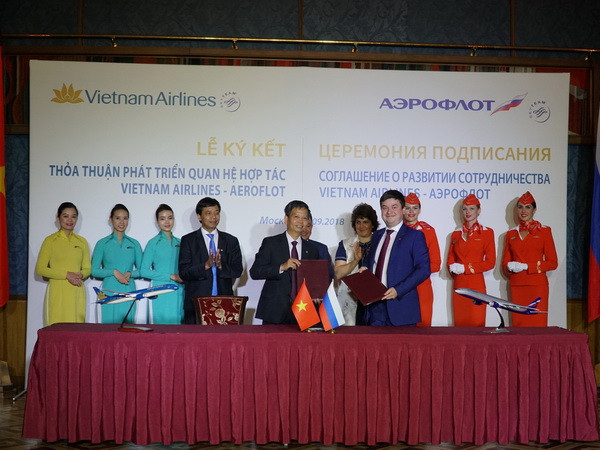 Vietnam Airlines kỷ niệm 25 năm đường bay Việt Nam-Liên bang Nga ảnh 1