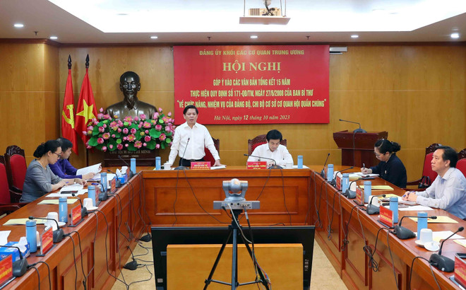 Hội nghị phát huy vai trò lãnh đạo của cơ sở đảng trong hội quần chúng ảnh 1