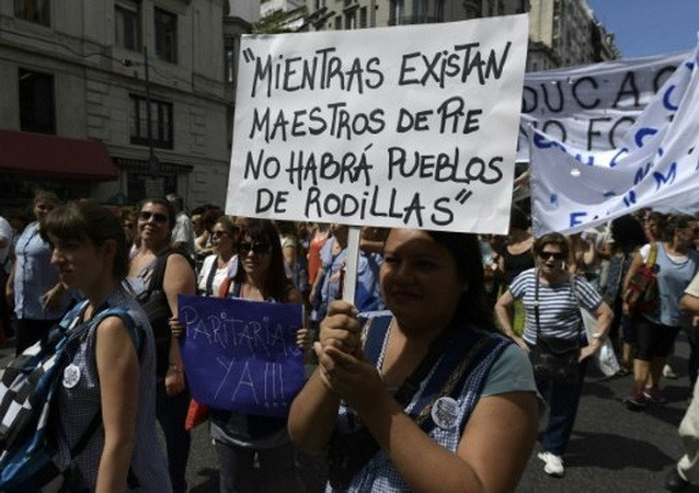 12 triệu học sinh Argentina phải nghỉ học do giáo chức đình công ảnh 1