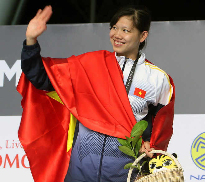 Ánh Viên có HCV thứ 3, Nguyễn Thị Huyền phá kỷ lục 400m rào nữ ảnh 1