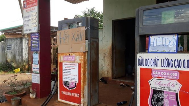 Hàng loạt trạm xăng dầu ở Bình Phước nghỉ bán do không có hàng ảnh 1