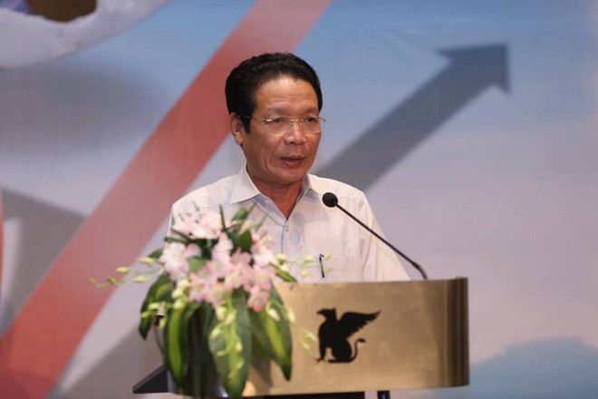 Thứ trưởng Hoàng Vĩnh Bảo hy vọng ICTNews đi đầu về thông tin, giúp thị trường ICT phát triển bền vững. (Ảnh: T.H/Vietnam+) "ICTnews có sứ mạng đi đầu về thông tin, thúc đẩy ngành ICT" ảnh 1