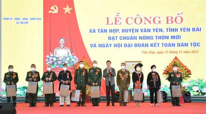 Thường trực Ban Bí thư dự Ngày hội Đại đoàn kết toàn dân tộc Yên Bái ảnh 1