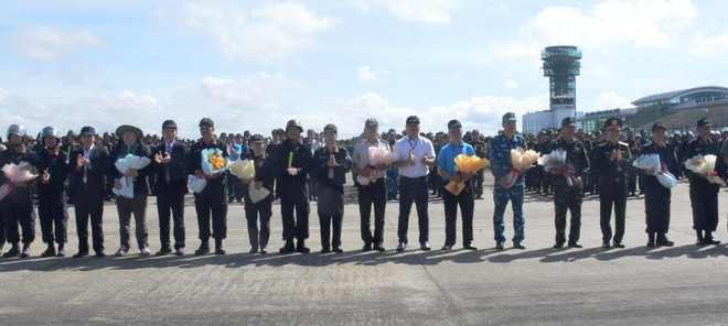 Diễn tập khẩn nguy đối phó hành vi can thiệp bất hợp pháp hàng không ảnh 1