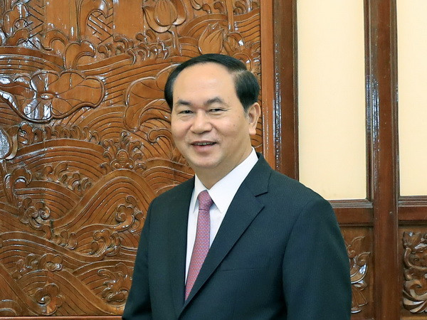 Chủ tịch nước Trần Đại Quang. (Ảnh: Nhan Sáng/TTXVN) Chủ tịch nước sẽ thăm chính thức Liên bang Nga và Cộng hòa Belarus ảnh 1