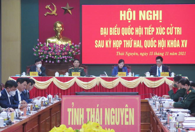 Bộ trưởng Quốc phòng Phan Văn Giang tiếp xúc cử tri tại Thái Nguyên ảnh 2