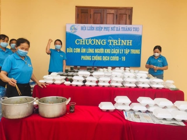 Thanh Hóa: Những bữa cơm ấm lòng người trong khu cách ly ảnh 2