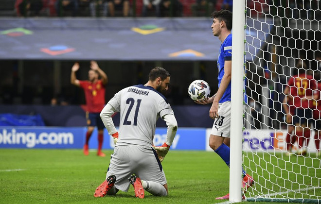 Italy đứt mạch bất bại. (Nguồn: Getty Images) Đánh bại Italy, Tây Ban Nha giành vé vào chung kết Nations League ảnh 1