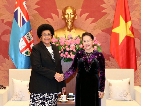 Chủ tịch Quốc hội Nguyễn Thị Kim Ngân tiếp Chủ tịch Quốc hội Fiji ảnh 1
