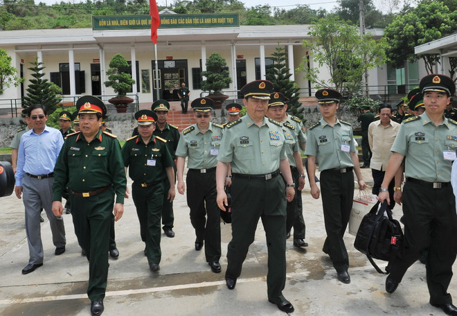 Biên phòng Việt-Trung phối hợp tuần tra chung tại biên giới ảnh 2