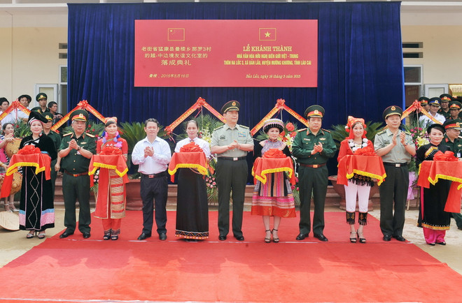 Biên phòng Việt-Trung phối hợp tuần tra chung tại biên giới ảnh 1