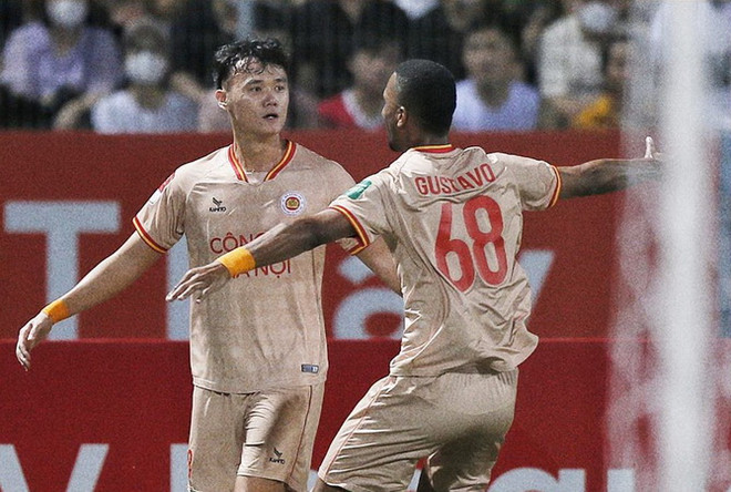 Công An Hà Nội thắng đậm Nam Định. (Nguồn: Công An Hà Nội FC) Kết quả vòng 7 V-League: Công An Hà Nội thắng 'vùi dập' Nam Định ảnh 1