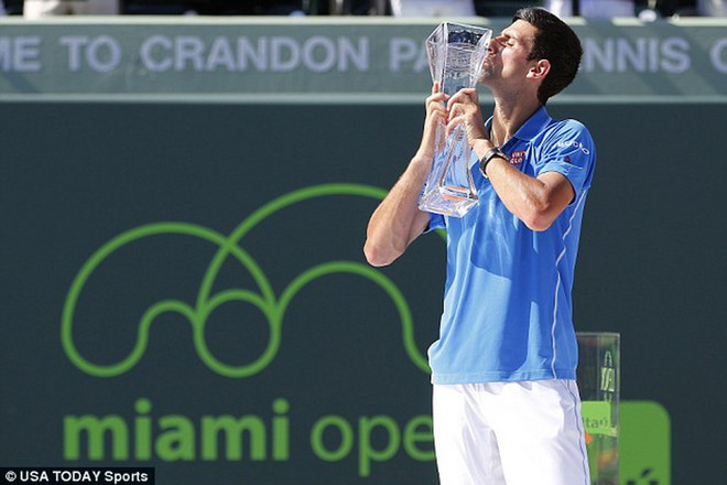 Hạ Andy Murray, Novak Djokovic lần thứ 5 lên ngôi Miami Open ảnh 1