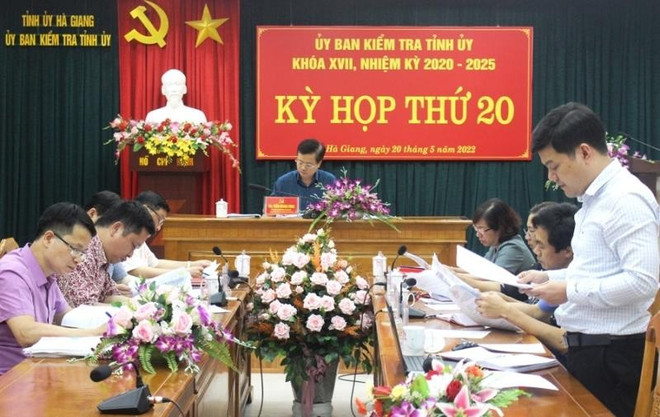 Hà Giang: Thi hành kỷ luật Ban Thường vụ một Huyện ủy ảnh 1