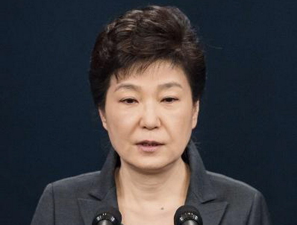 Tổng thống Hàn Quốc Park Geun Hye. (Nguồn: Kyodo/TTXVN) Tổng thống Hàn Quốc Park Geun-hye xin từ bỏ quyền lực ảnh 1