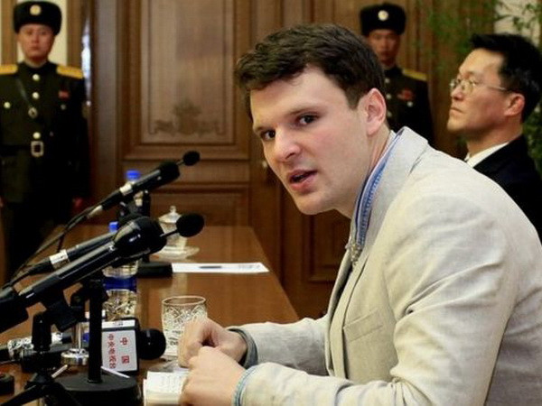 Sinh viên Mỹ Warmbier thừa nhận phạm tội "chống lại Triều Tiên" ảnh 1