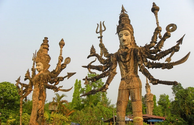 Công viên bãi Phật Salakeoku, Thái Lan. (Nguồn: GBest) bai tuong phat.jpg