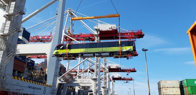 Đoàn tàu đường sắt Nhổn-ga Hà Nội sẽ cập cảng Hải Phòng ngày 18/10 ảnh 1