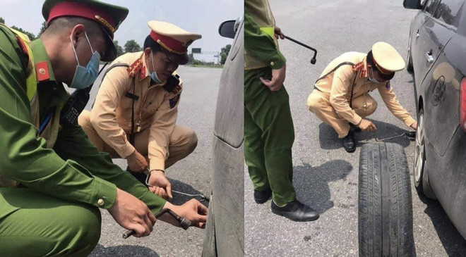 Hành động đẹp của Cảnh sát giao thông trên cao tốc Nội Bài-Lào Cai ảnh 2