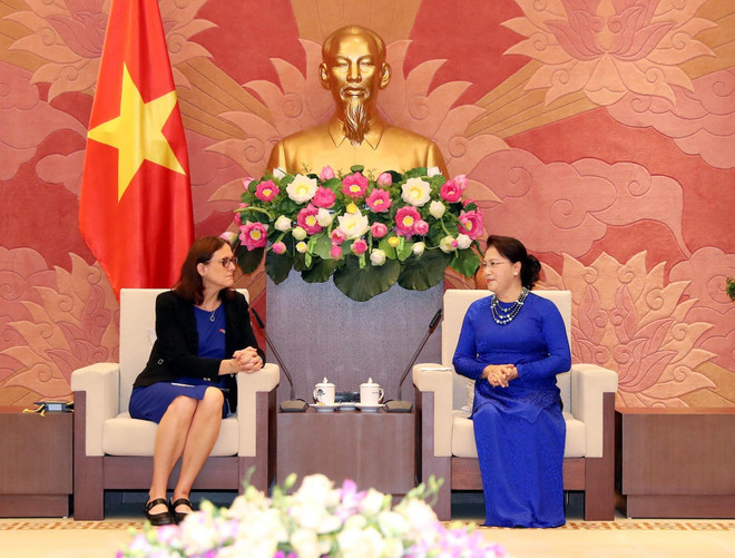 Chủ tịch Quốc hội tiếp Cao ủy phụ trách thương mại của EU ảnh 2